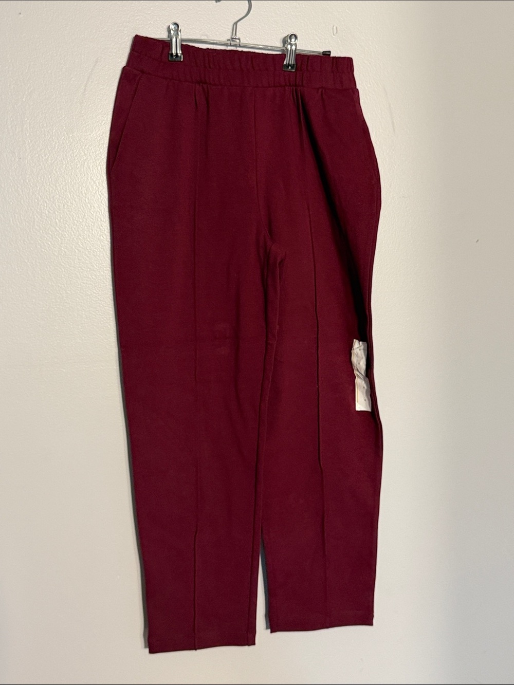 a new day Women's Burgundy Tailored Jogger Trousers
